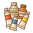 Verf & Mediums